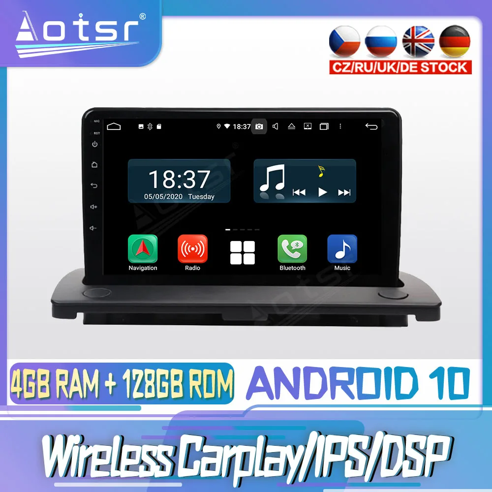 

Android10 PX6 128G для Volvo XC90 2003 - 2014 Автомобильный DVD GPS навигация Авто Радио стерео видео мультимедиа плеер головное устройство 2din