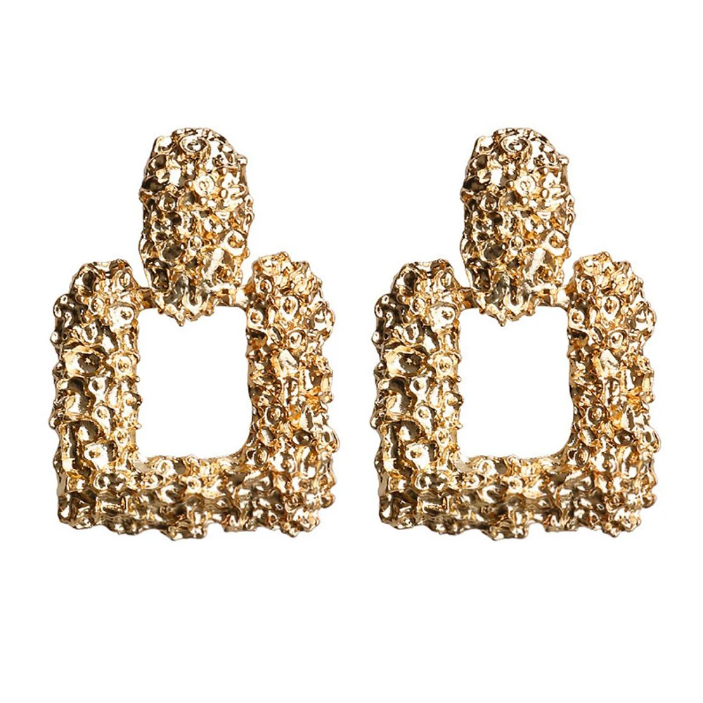 Горячая Распродажа стильные современные золотые серьги для женщин африканские