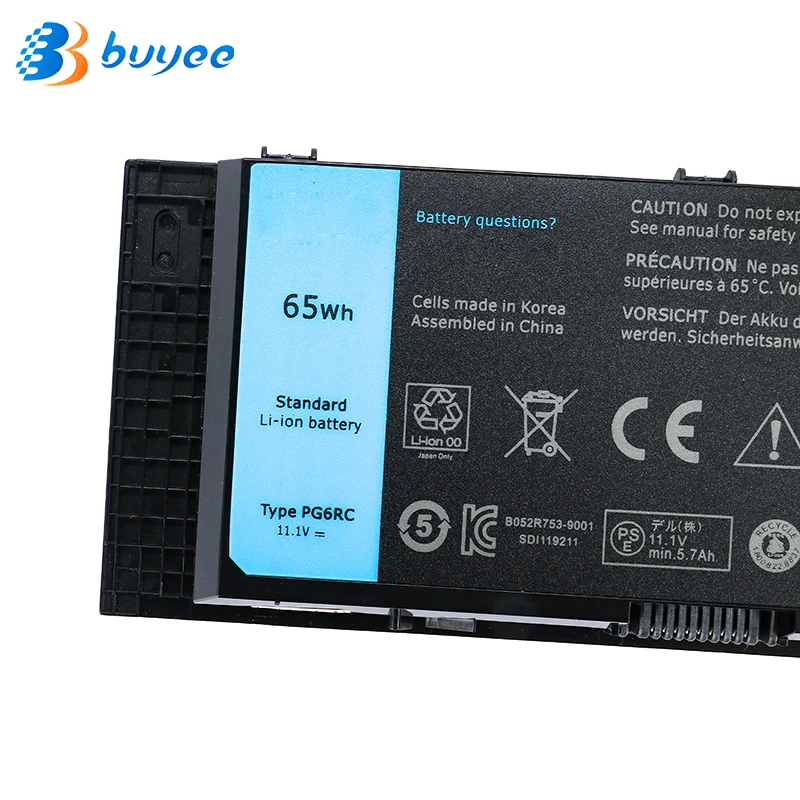 11 1 В 65wh оригинальный FV993 PG6RC R7PND Батарея для DELL Precision M6600 M6700 M6800 M4800 M4600 M4700 T3NT1 FJJ4W OTN1K5 |