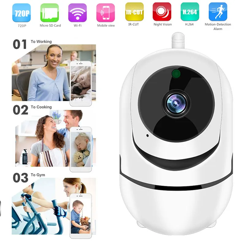 HD720P IP камера многофункциональная беспроводная WiFi слежения автоматически