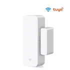 2021 Новый Tuya WiFi датчик для двери, домашний дверной звонок Обнаружение открыванияЗакрытые детекторы, Smartlife APP Wi-Fi оконный Датчик работать с Alexa,Google Home