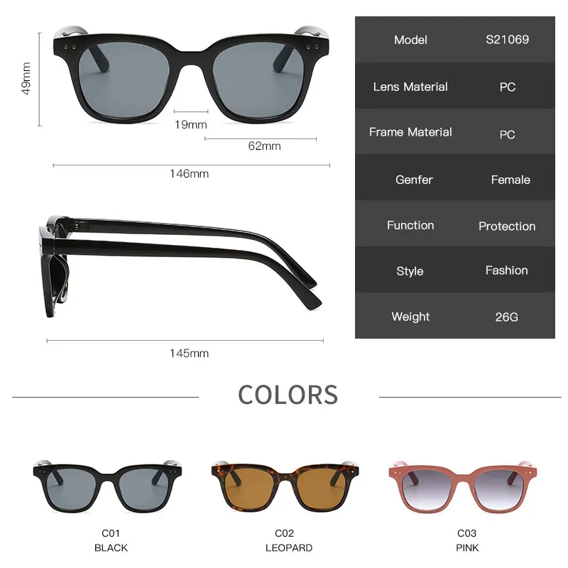 

Fashion Square Cat Eye Sunglasses Women Vintage Brand Rivet Sun Glasses Men UV400 Shades Driving Eyewear Lunette De Soleil Femme