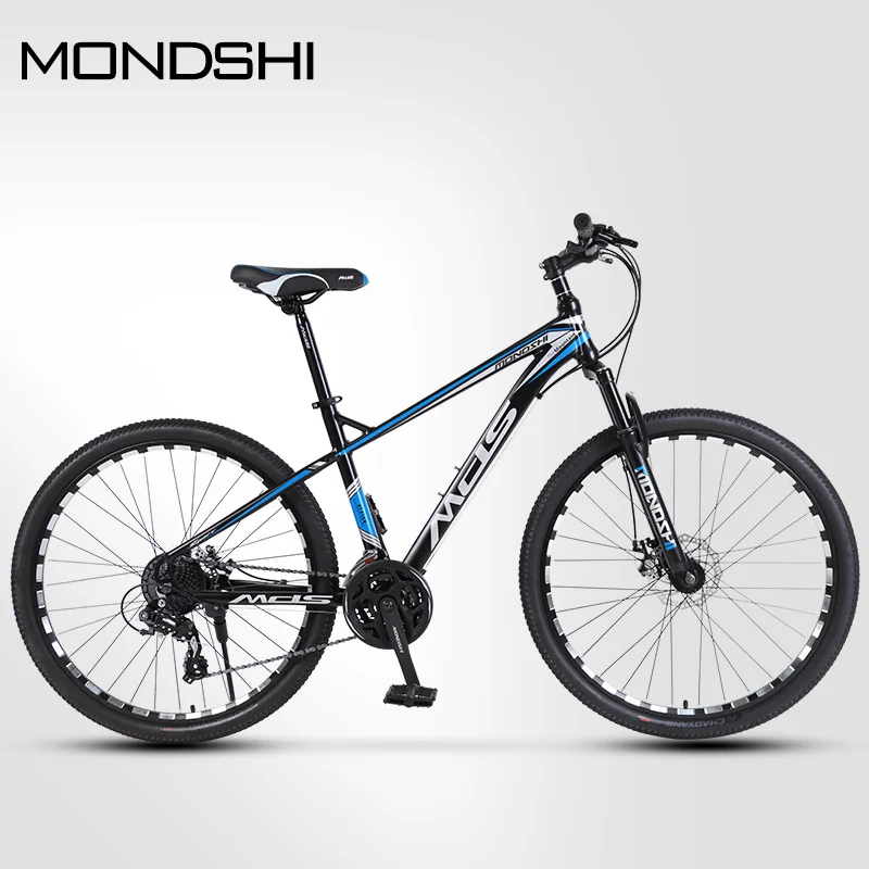 Mondshi27 5 дюйма горный велосипед 24 скорости дисковый тормоз демпфирование передняя
