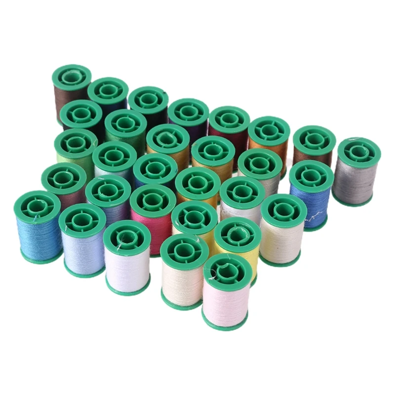

Complete Sewing Thread Kit 30 Pcs Basic DIY Sewing Kits with Storage Box for Sewing for Adults Beginners Emergency Repairs Quick
