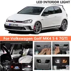Для Volkswagen VW Golf 4 5 6 7 MK4 MK5 MK6 MK7 GTI GT Автомобильная светодиодсветодиодный внутренняя карта купольный светильник для багажника Canbus светильник