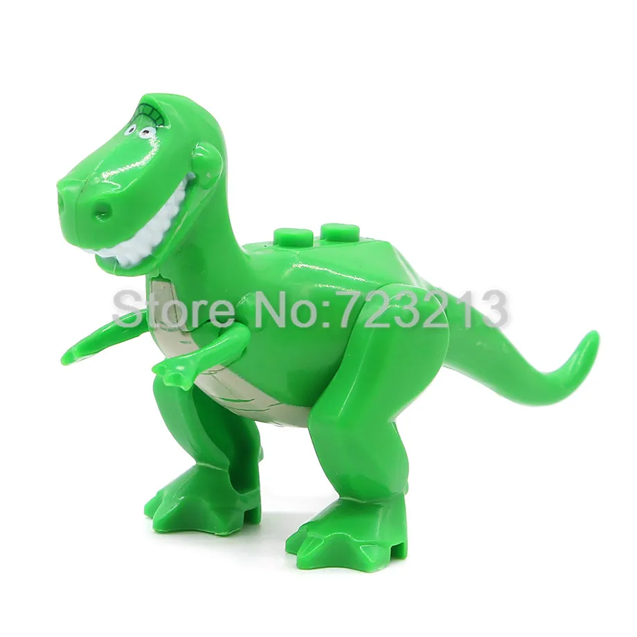 Dinosaur Одна забавный фильм 2 фигурка Эммет Мелодия Темпо диско Китти зебе Рекс Lucy Sharkira строительные блоки Модель Кирпичи Игрушка - Цвет: Dinosaur