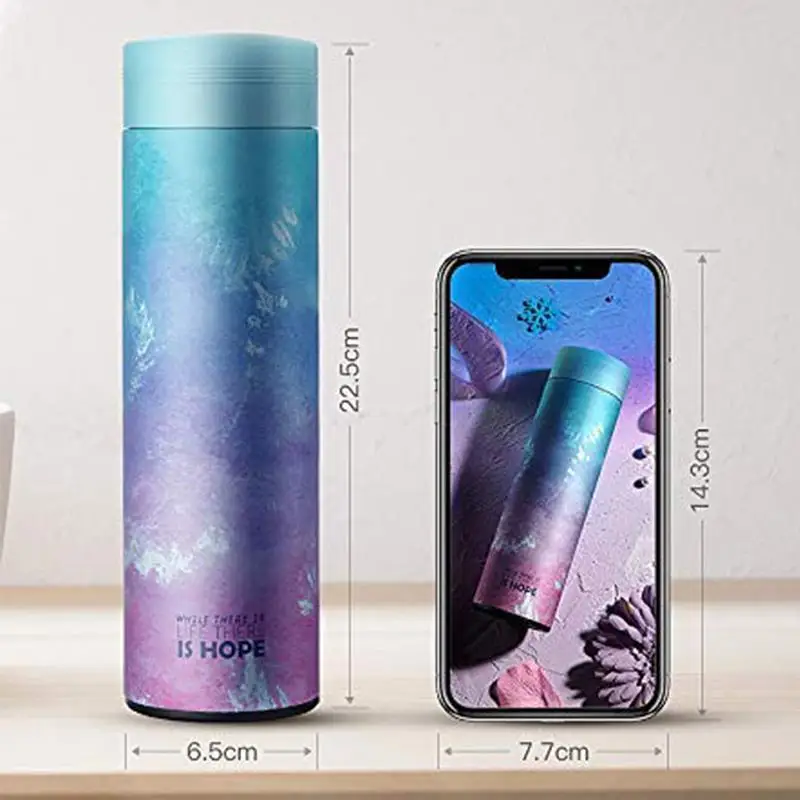 500ML Thermos Bottle 304 Stainless Steel Vacuum Flask Insulated with Infuser for Tea Thermocup Travel coffee mug |