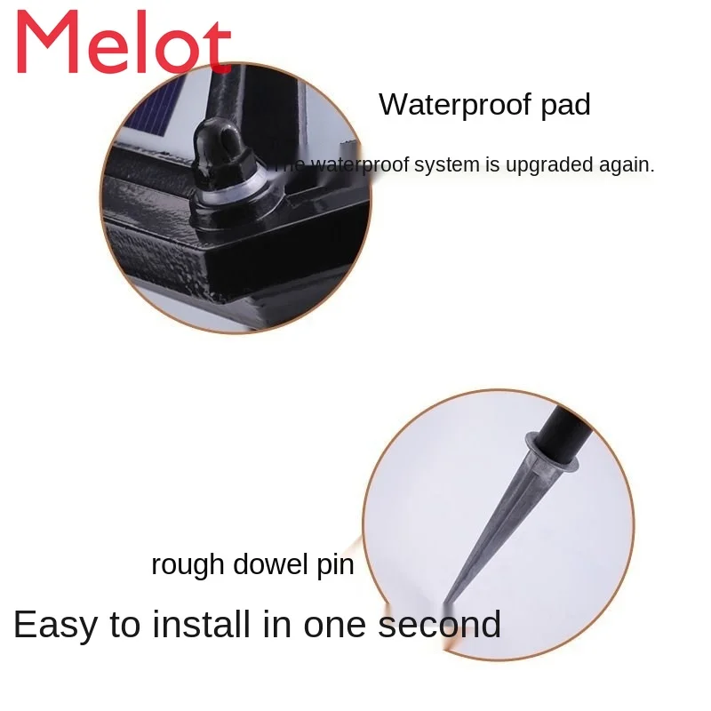 저렴한 태양열 야외 잔디 지상 플러그 라이트 가로등 다크 자동 조명 높은 전등 방수 램프, 가로등