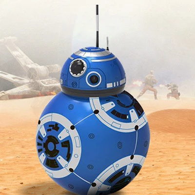 Звездные BB-8 войны RC робот пульт дистанционного управления BB8 фигурка монстра из фильма BB 8 мяч игрушка умный ребенок подарок на день рождения Быстрая - Цвет: blue without box