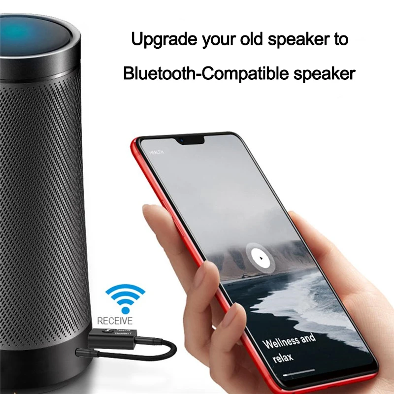 USB 5 0 Bluetooth-совместимый аудиоприемник передатчик для автомобиля компьютера