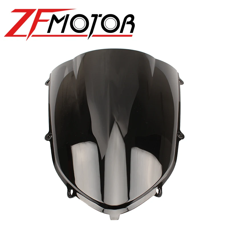 ZX10R 2004 2005 мотоцикл лобовое стекло двойной пузырь для Kawasaki ZX-10R 04 05 ABS пластик |