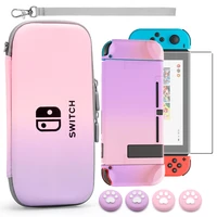 ns switch waterproof carry bag accessories kit for nintendo switch game console joycon hard shell cover case screen protector