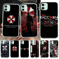 penghuwan umbrella corporation tpu soft silicone phone case cover for iphone 11 pro xs max 8 7 6 6s plus x 5s se xr cover