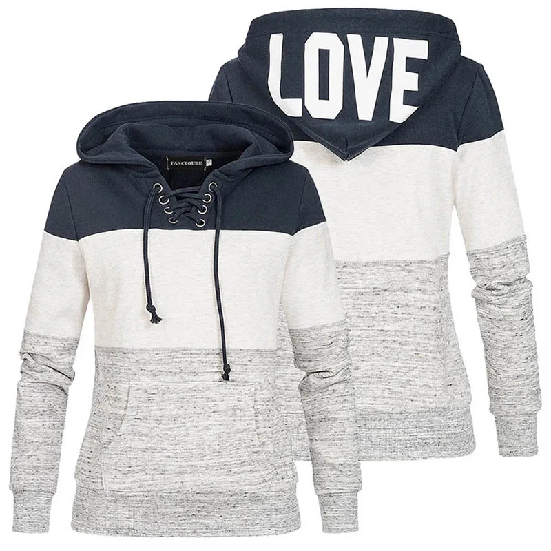 2019 осень-зима Новый Для женщин в европейском и американском стиле Толстовка