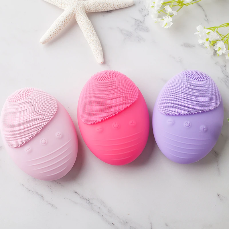 Мини Портативная вибрационная щетка для чистки беспроводной зарядки