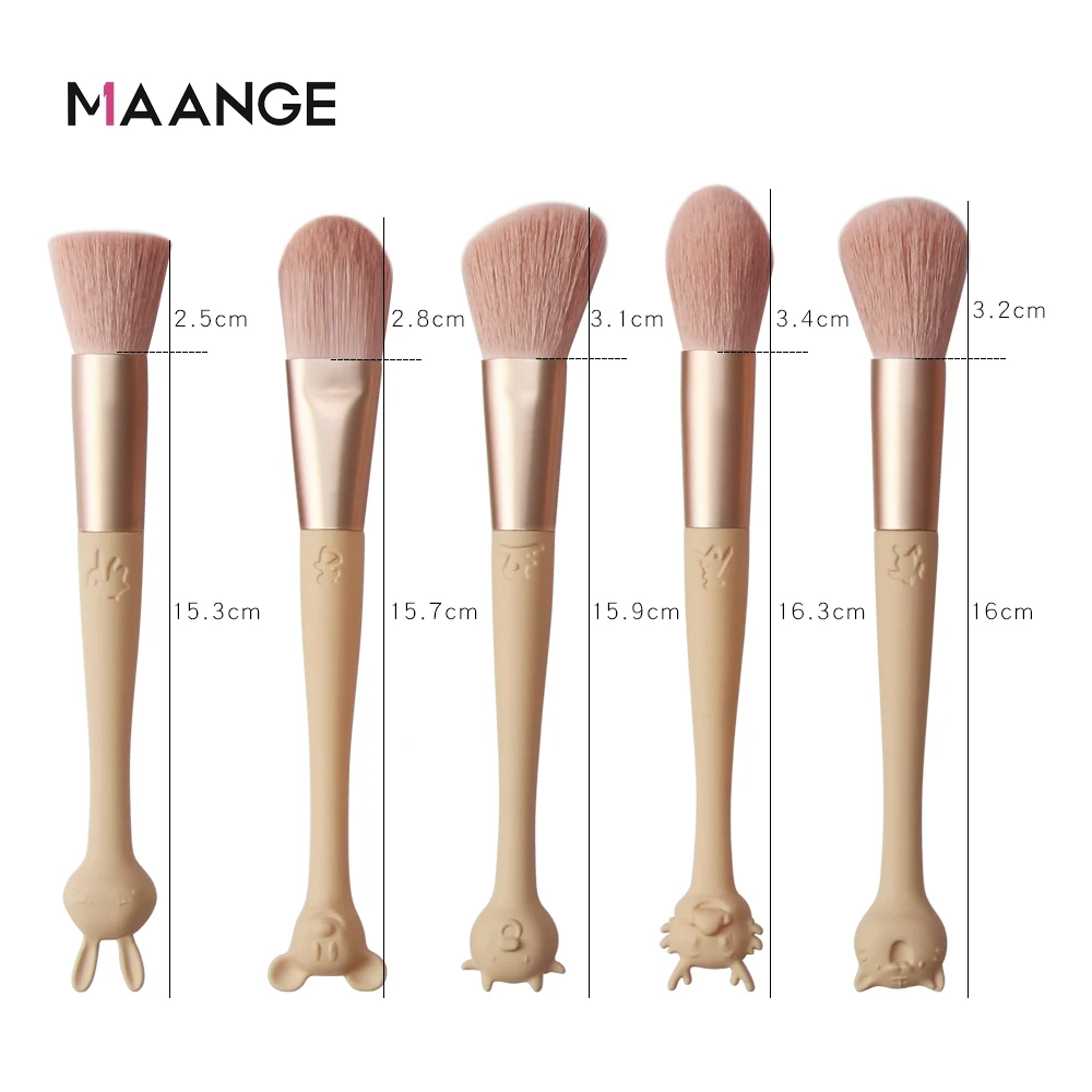 Зодиак кисти для макияжа разных форм с мешком кистей 12 шт Косметическая Тени век