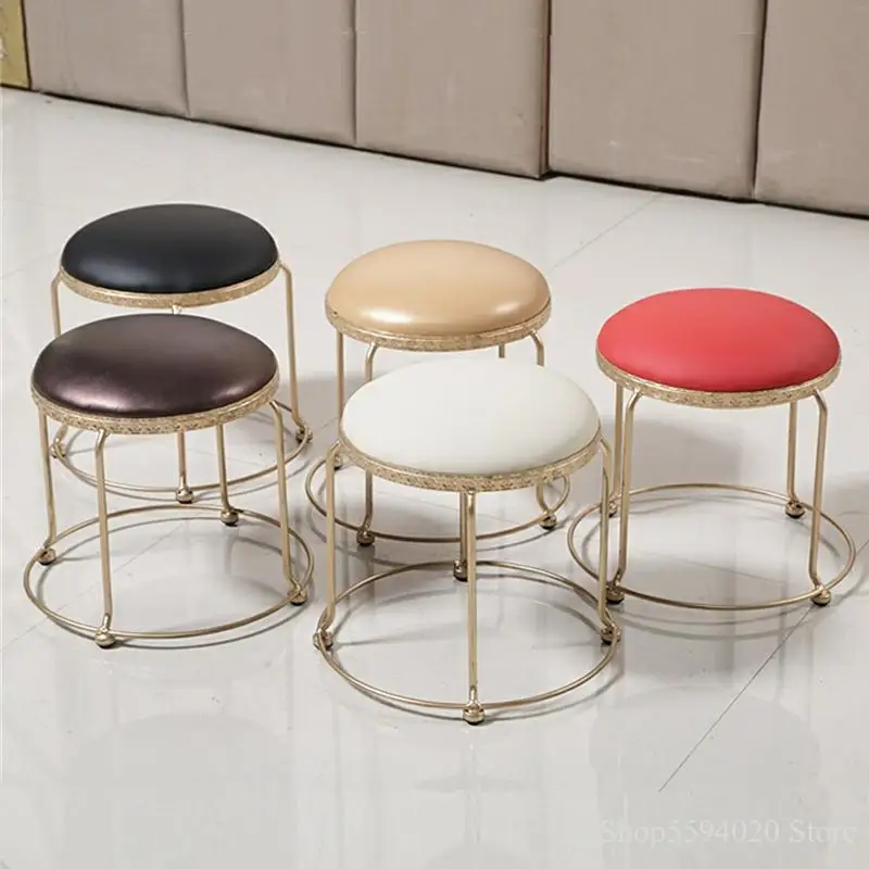 

Fashion Small Stool Low Stool Modern Stool Home Decor Foot Stool Furniture Minimalist Modern Small Sofa American Country