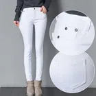 Зимние теплые джинсовые брюки FAKUNTN для женщин, однотонные обтягивающие джинсовые брюки-карандаш ярких цветов, флисовые утепленные брюки