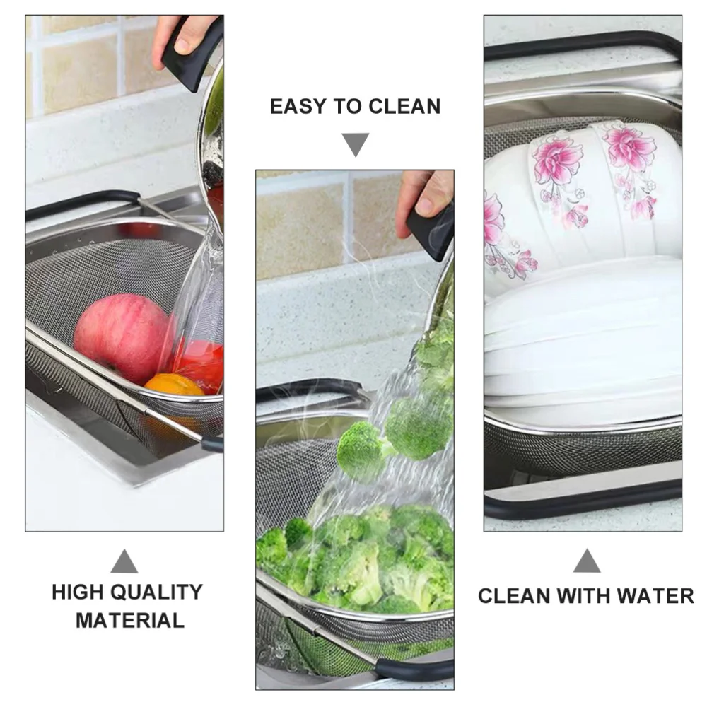 

Creative Drain Basket Fruit Vegetable Basket Multi-purpose Drain Basket