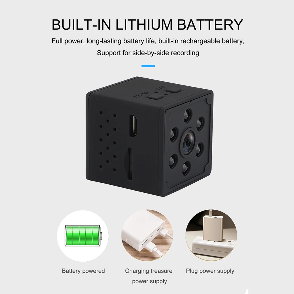 

Network Wifi Camera 2MP Baby Monitor Mini Wireless Camera 1080P HD Security DVR Night Vision Micro Cam Camcorder