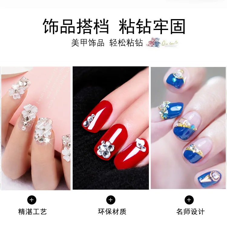 

Nail Beauty Alloy Zircon High Quality Metal Ornament Real Gold Plating Colorfast Shiny Zircon nail rhinestone nail stone