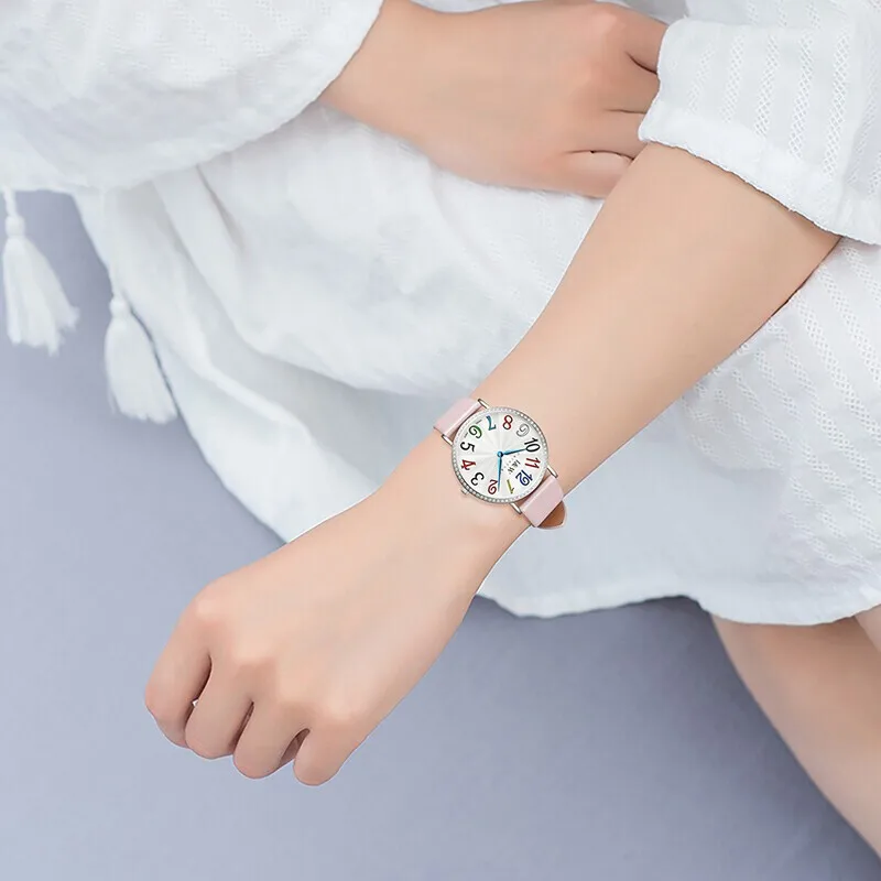 Женские часы Montre femme Switzerland 2020 Лидирующий бренд I & W новые модные женские с кожаным