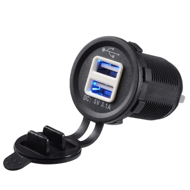Автомобильный адаптер Chenes с сисветодиодный Ной подсветкой 12 В водонепроницаемый