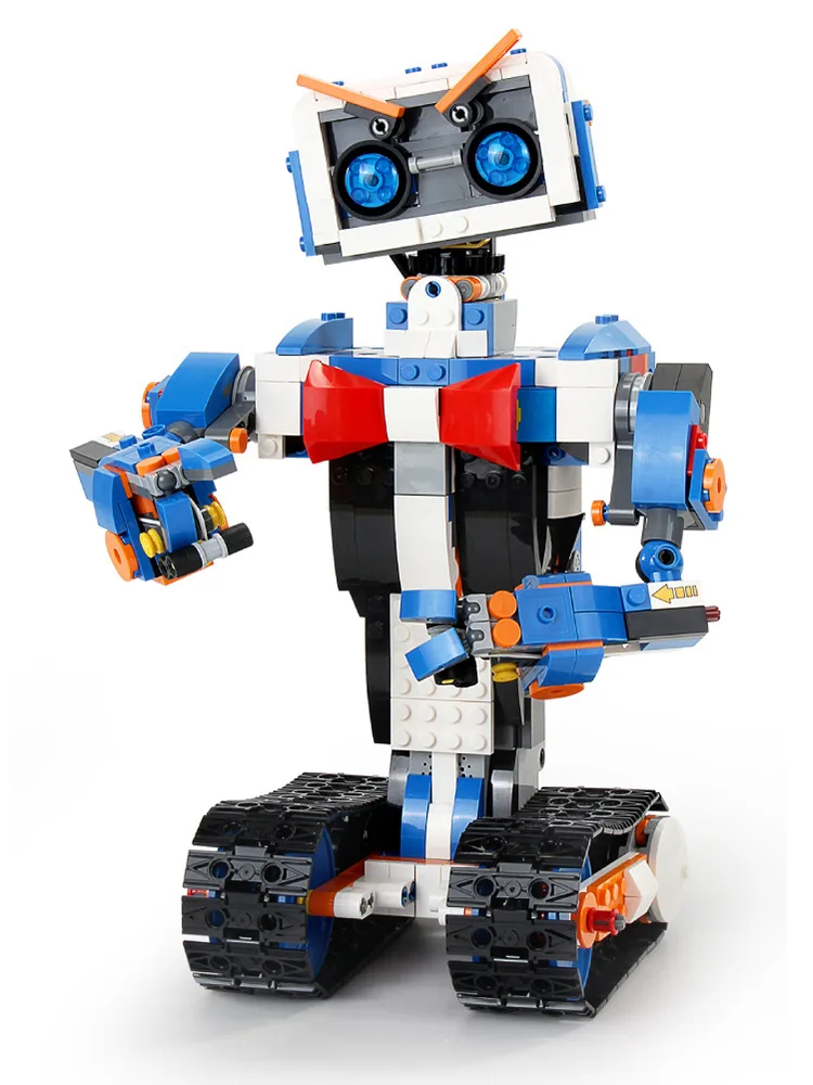 

13063 programming robot mobile phone APP remote control electric assembly building blocks children's toys blocks Maternity