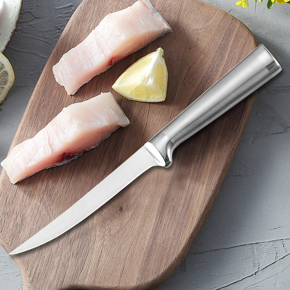 Damask Fillet ножи для склеивания из нержавеющей стали кухонный нож высеивания рыбы