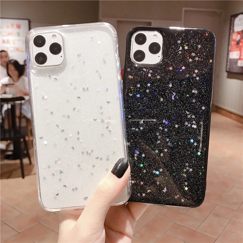 Мягкий блестящий чехол с сердечками для iphone 11 2019 pro матовый Силиконовый телефона X