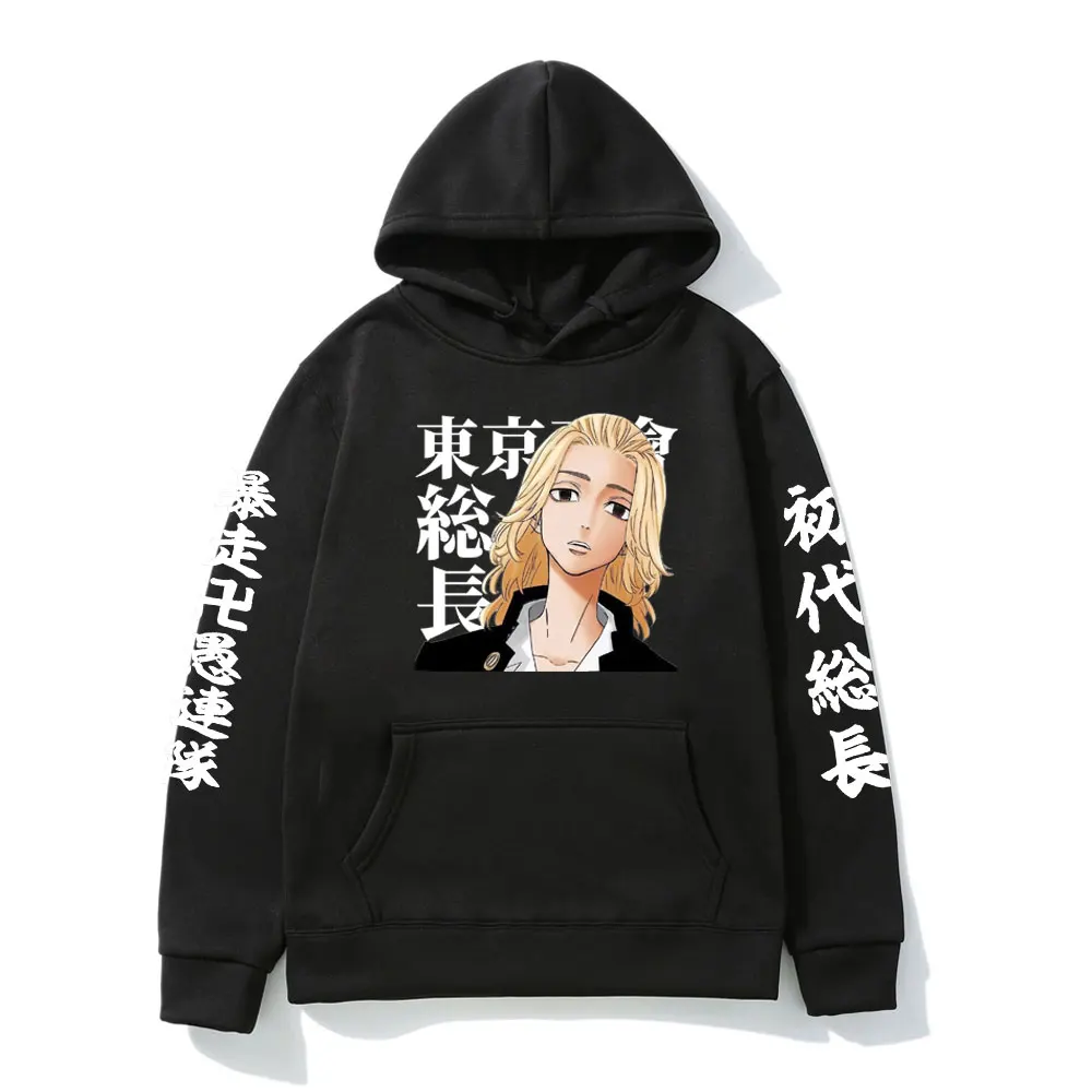 

Tokyo Revengers Anime Print Hoodie Men Women Japanese Streetwear Fall New Polar Fleece Hooded Sweatshirt Oversized Pullover Tops