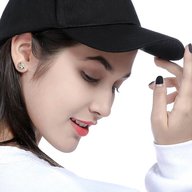 Корейские стильные модные шикарные компактные висячие серьги с кристаллами и