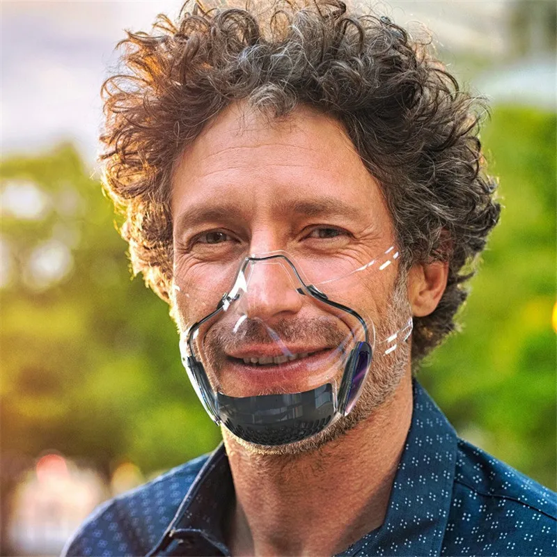 

Mascarilla Transparent Masque For A Radical Alternatives Transparent Shield Respirator Mouth Caps Washable Halloween Cosplay