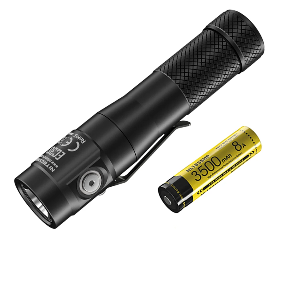 EC30 3500 8A NITECORE EC30 тактический фонарь XHP35 HD max 1800 люмен луч бросок 220 м тактический фонарь Магнитный задний фонарь - Испускаемый цвет: EC30 3500 8A