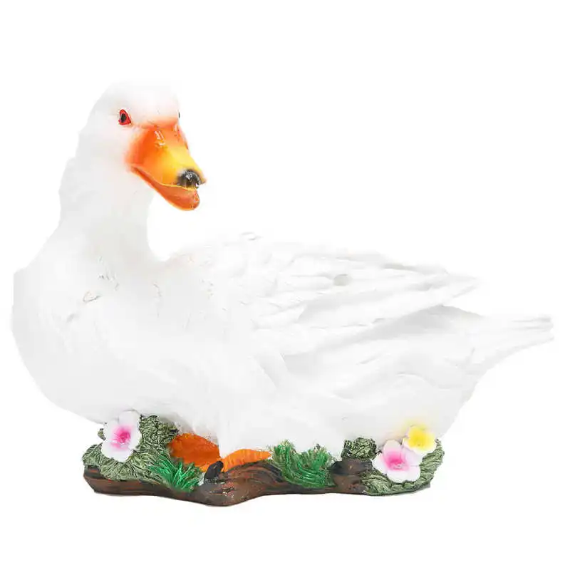 

Decoration miniature Resin Duck Statue Simulation Duck Ornament Model Decoration for Outdoor Garden Yard home decoration