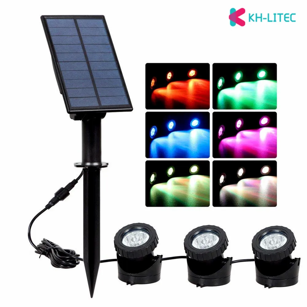 Погружной RGB подводный светильник KHLITEC 3 светодиосветодиодный степень защиты IP68
