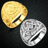 wangaiyao hip hop rock ring gold masonic ring mens antique muslim arabic fashion jewelry ring party accessories birthday gift