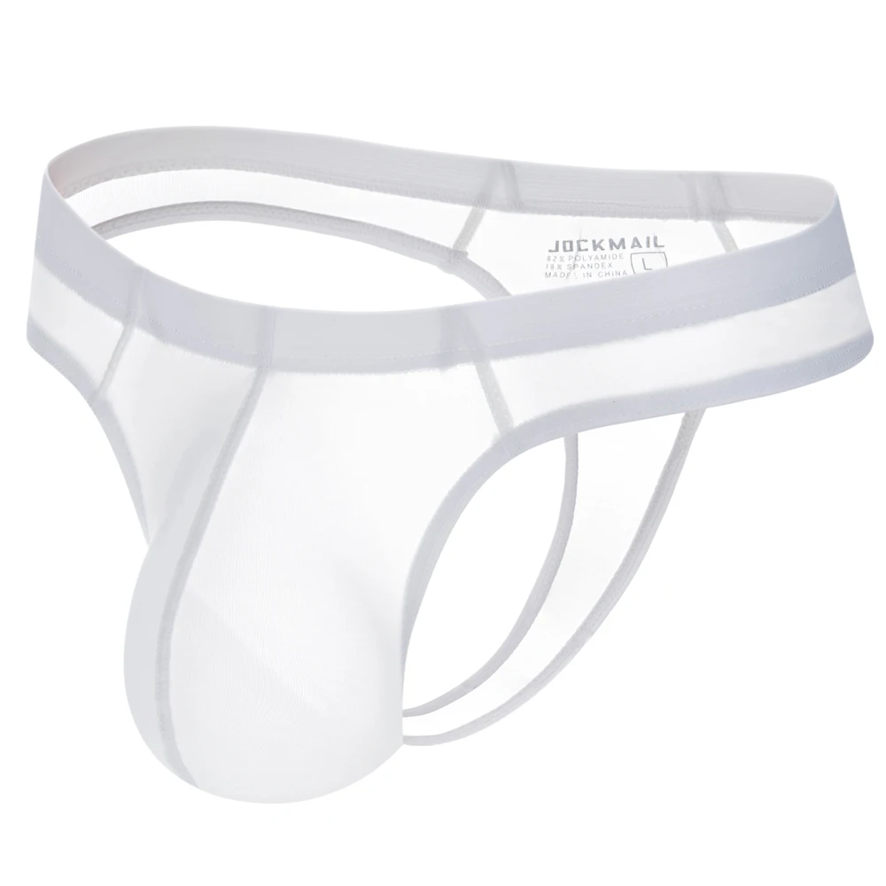 Бикини JOCKMAIL мужское ультратонкое пикантное нижнее белье для геев однотонные