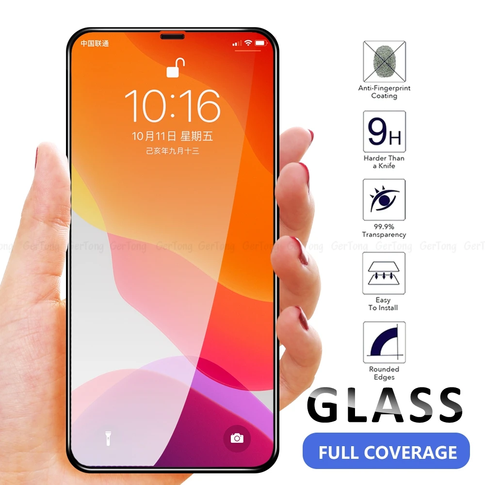 Защитное стекло для iphone X XS 11 Pro Max XR защитная пленка экрана закаленное защитное