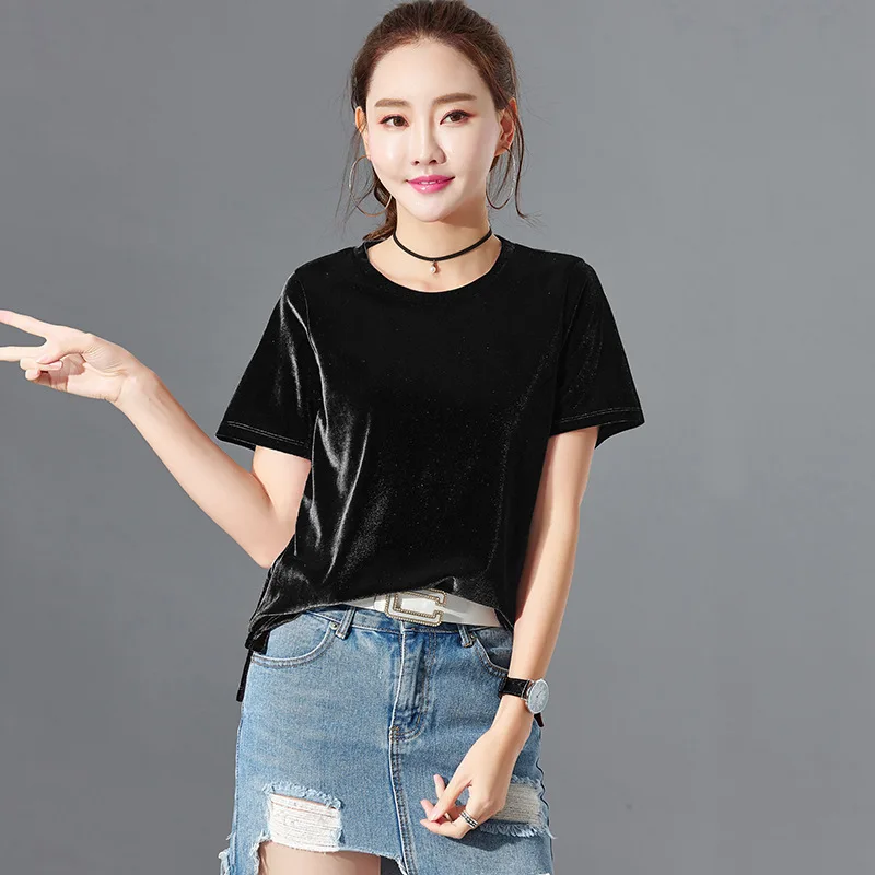 

2019 New Summer Women 100% Cottonn Tshirts Fashion Ladies Tshirts