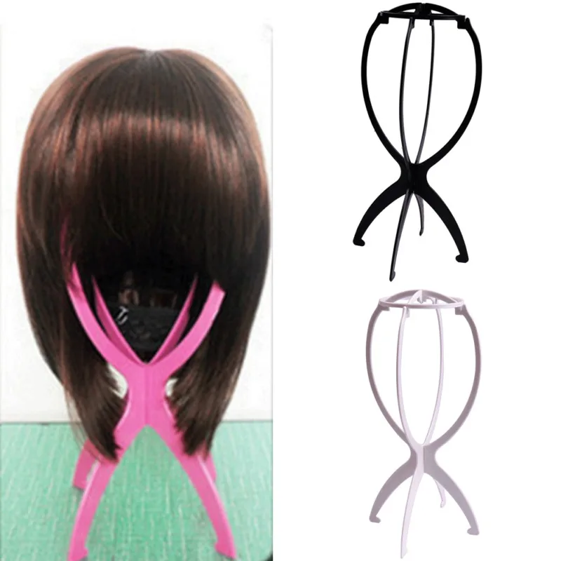 Стенд для парика манекен голова Шапка Кепка Держатель волос складной устойчивый