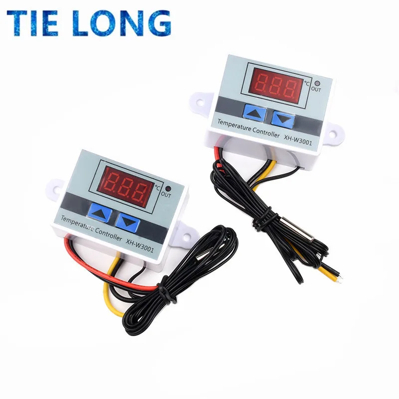 XH-W3001 цифровой термостат Температура переключатель микрокомпьютера регулятор