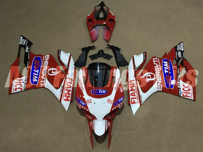 

Injection New ABS Motorcycle Whole Fairings Kit Fit for Ducati 899 1199 Panigale 2012 2013 2014 12 13 14 Bodywork set TIM