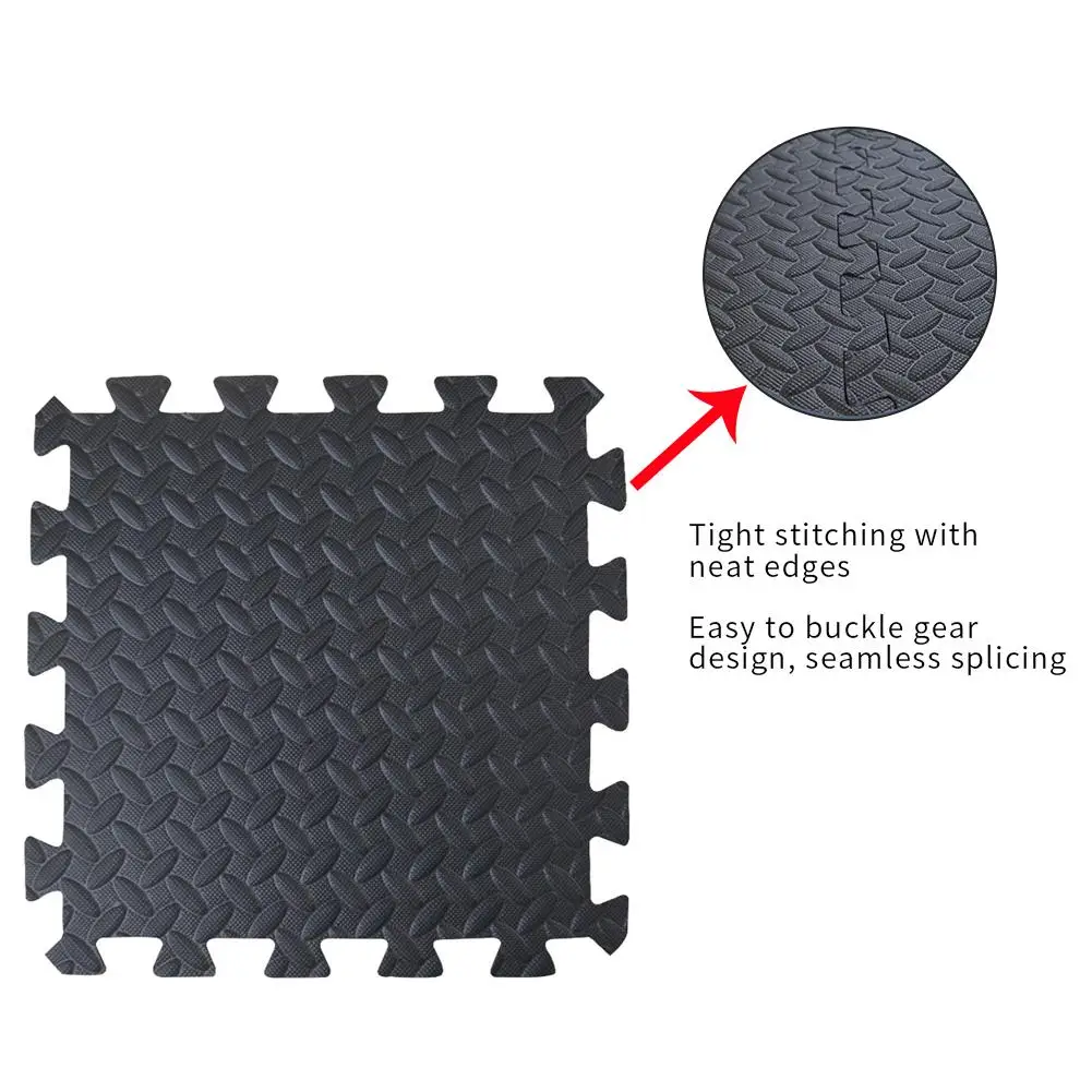 30*30cm Sports Protection Gym Flooring Mats Puzzle Exercise EVA Foam Interlocking Tiles For Home Indoor Workout 12PCS | Спорт и