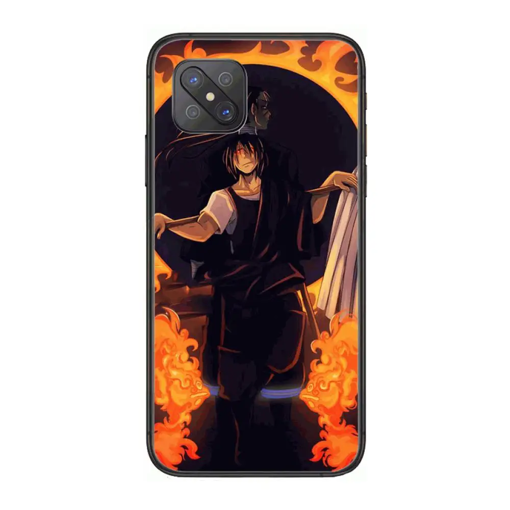 

Anime fire brigade Fashion Phone Case cover For OPPO A91 9 83 79 92s 5 F9 A7X Reno2 Realme6pro 5 black tpu cell cover