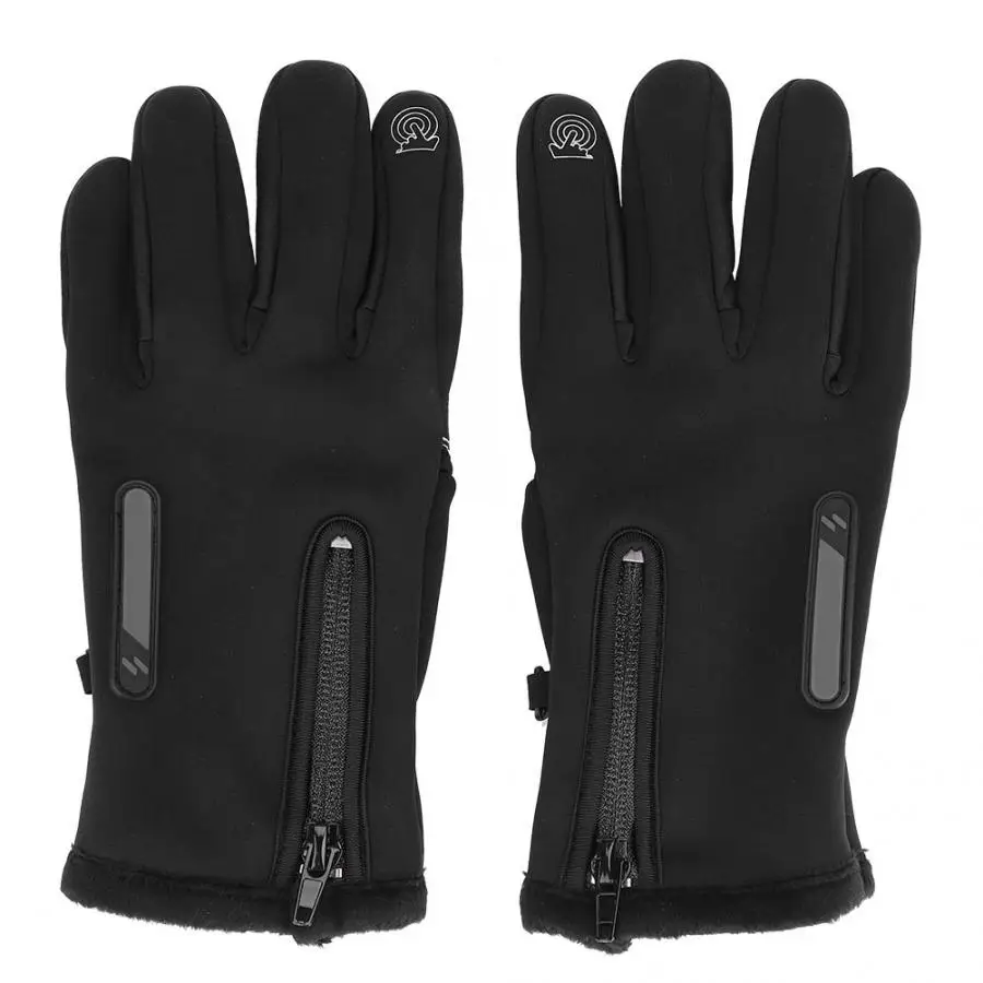 Перчатки для велоспорта 1 пара зимние теплые ветрозащитные полный палец