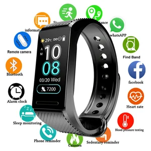 Fitness Bracelet Heart Rate Monitor Smart Wristband Fitness Tracker Pedometer Fitness Blood Monitor Pressure Smart Wristband