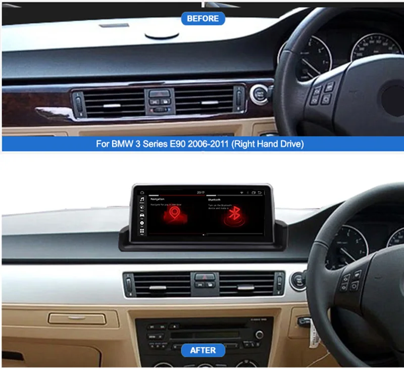 Автомагнитола на Android 9 0 для bmw e90 3 серии 325i 8 ядер 4 Гб ОЗУ 32 ПЗУ мышь заднего вида с