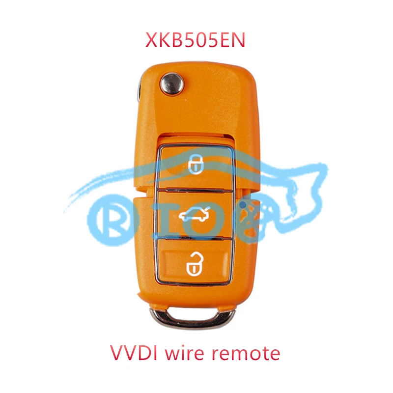 

RIOOAK 10pcs/lot Xhorse XKB505EN wired remote For Volkswagen B5 Special Remote Key 3 Buttons for VVDI2 VVDI KEY TOOL