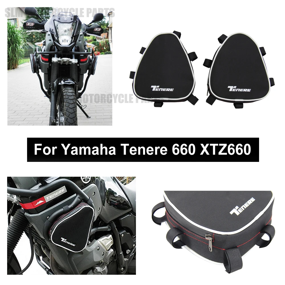 

Для Yamaha XT660Z XTZ 660 Tenere 660, новая рама мотоцикла, защитные дуги, водонепроницаемая сумка, сумка для инструментов для ремонта